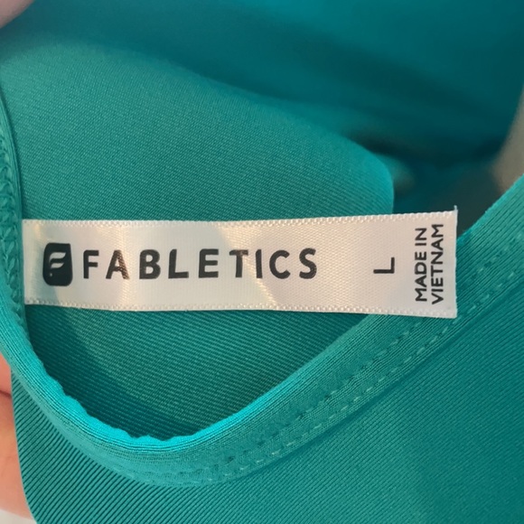 Fabletics Turquoise Racerback Tank - Picture 5 of 5